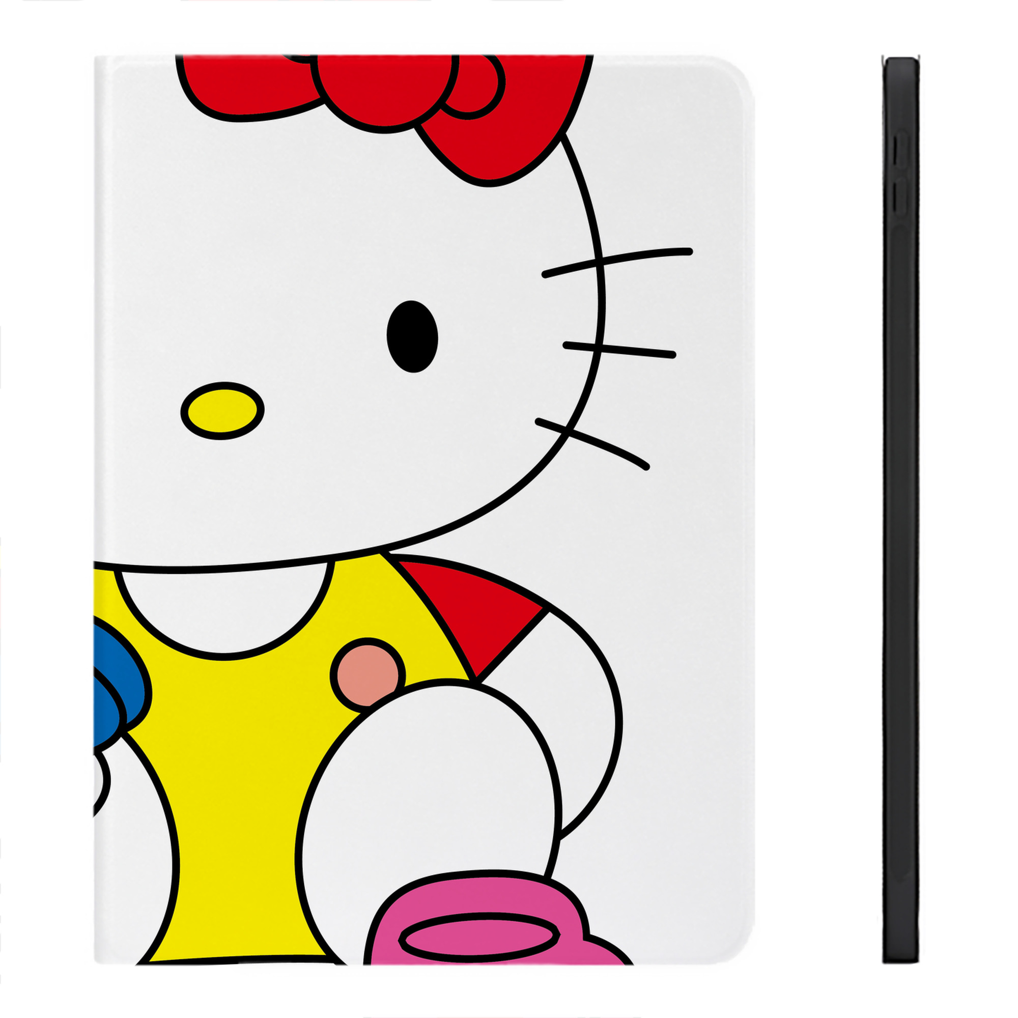 （画像用） Hello Kitty ハローキティ IPadケース ペンホルダー付き ブックスタイルデザイン